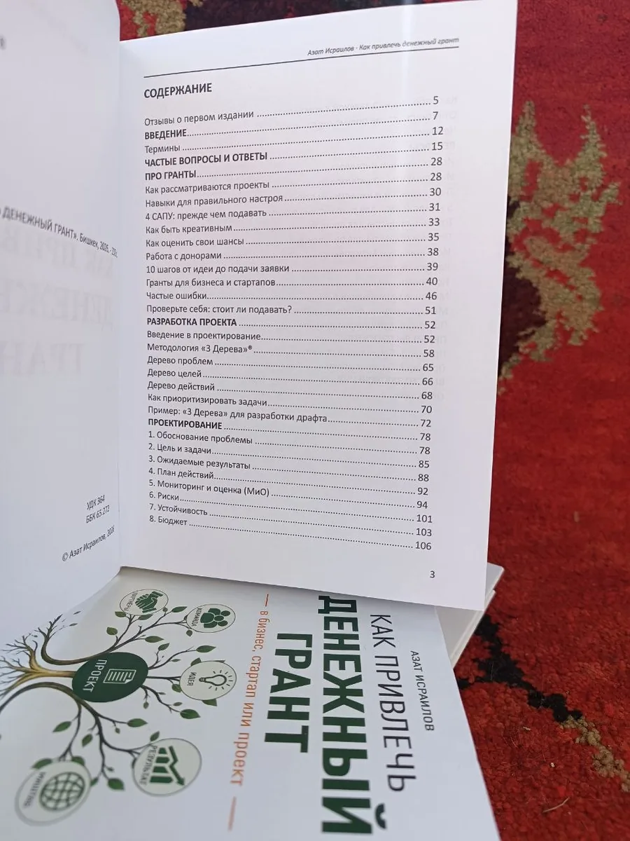 Оглавление книги: частые вопросы, разработка проекта, методология «3 Дерева»